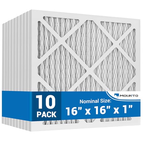 Image of Mounto 10-Pack Pre-Filter Replacements for HEPA 500 Air Scrubber, Enhanced Dust Capture, Easy Installation, Extends HEPA Filter Life