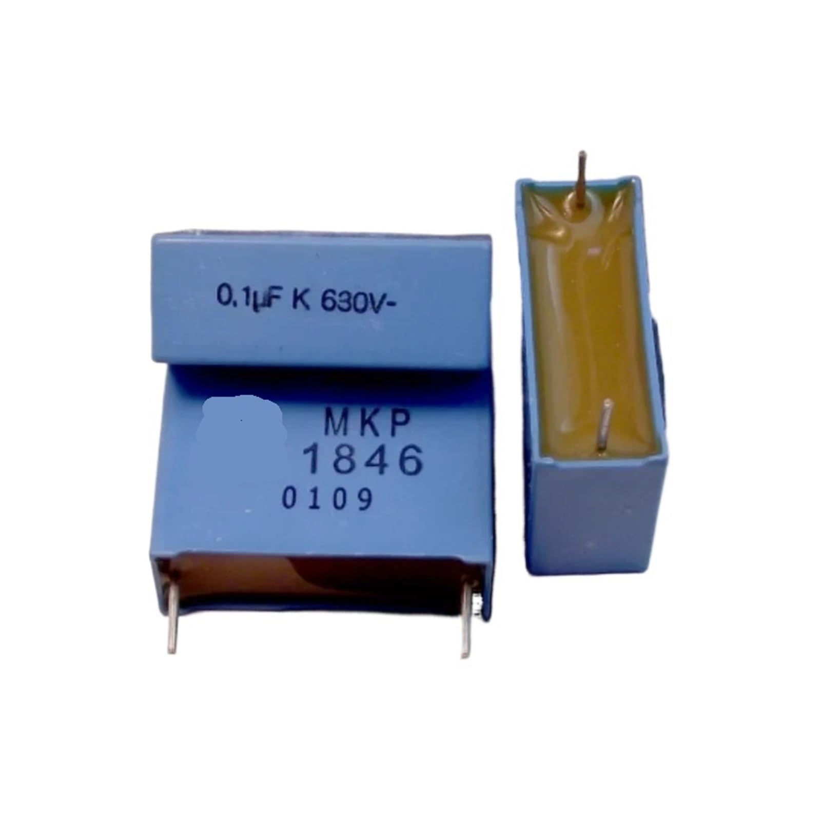 BALYDLUL 5PCS non-polar capacitor MKP1846 audio series 0.1UF 630V 26 * 10 * 18MM 22MM