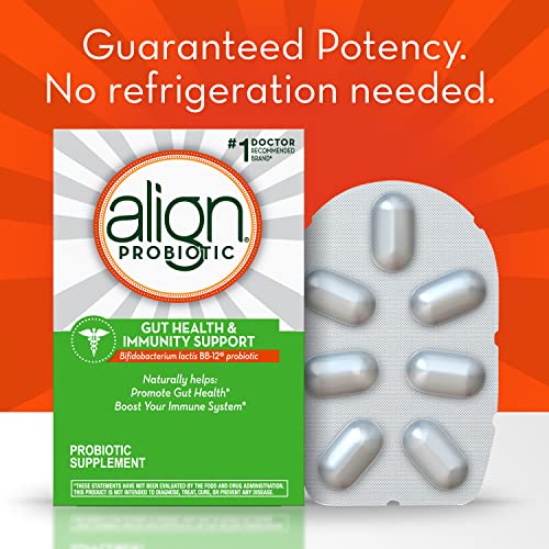 Align Gut Health & Immunity Probiotic, Daily Digestive Support for Women and Men, Helps Support Immune and Digestive Health, 14 Capsules