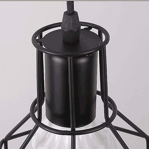 Miniatura 6 de Lámpara moderna retro industrial espiral colgante de hierro forjado linterna de metal lámpara larga moderna nórdica lámpara colgante lámpara de