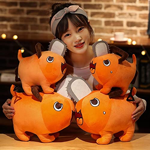 Xfyyzy Brinquedo de pelúcia de anime de 25 cm – Travesseiros de pelúcia para homem de motosserra ado