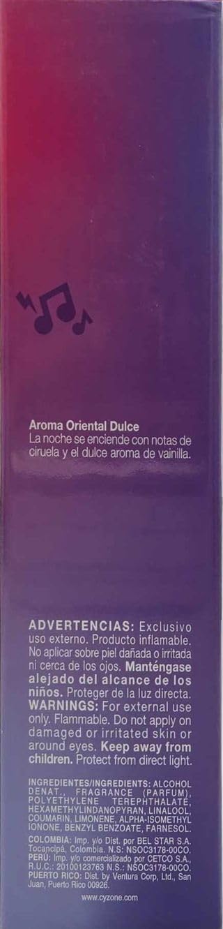 Esika L'Bel Perfume De Mujer Dancing Night Cyzone EDL 90ML