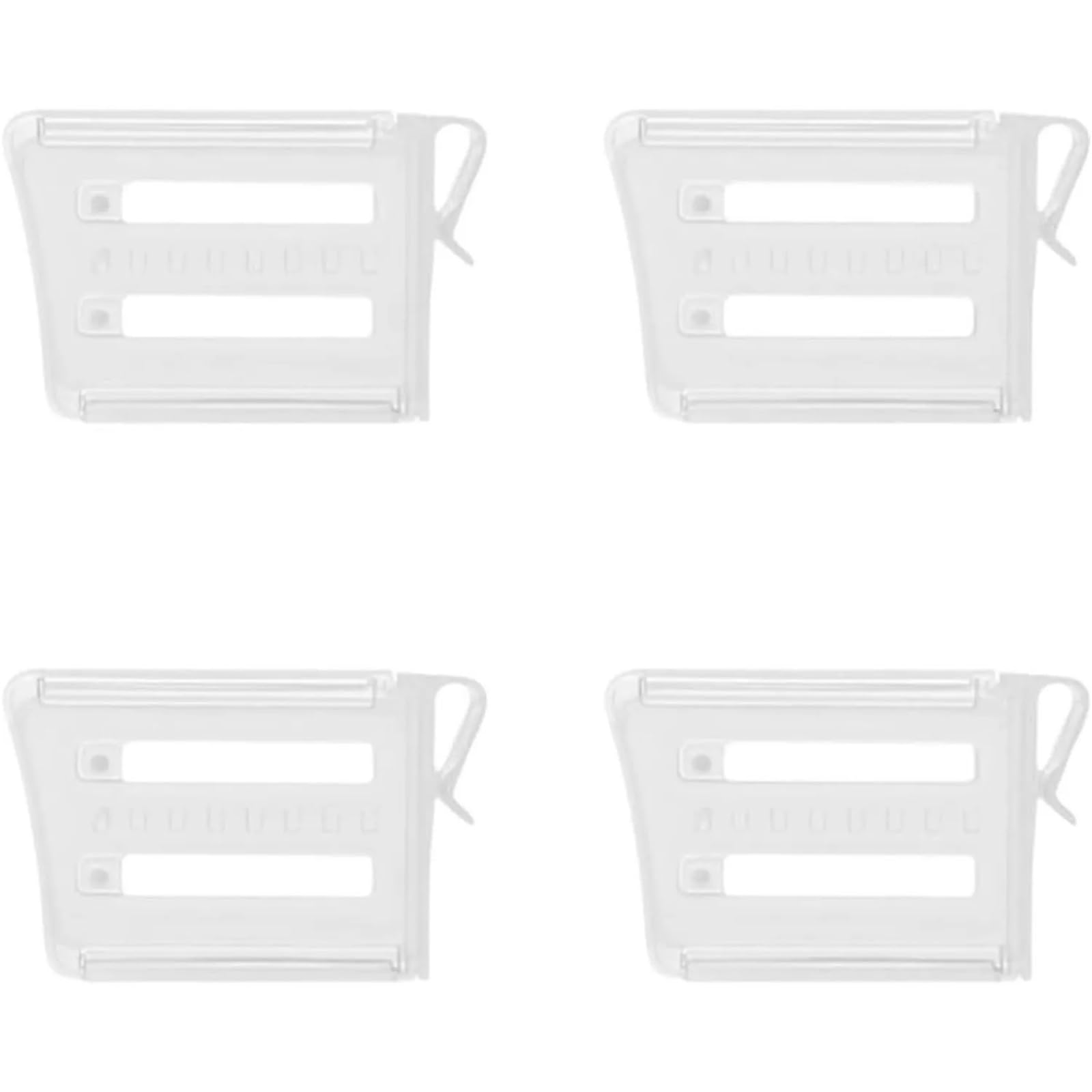Bryske 8 Pcs Refrigerator Storage Divider Clip, Expandable Partition for Fridge Door