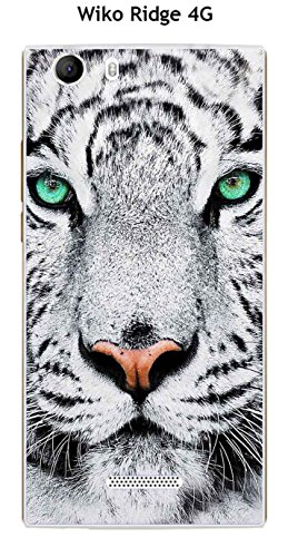 Onozo Coque Wiko Ridge 4G Design Tigre Blanc