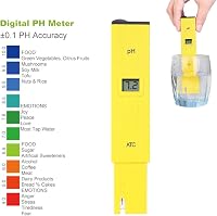 Nynelly Digitális pH Mérő Toll LCD Kijelzővel - Vízminőség Teszter Automatikus Kalibrációval 0-14 Tartományban Medencékhez, Akváriumokhoz, H 4