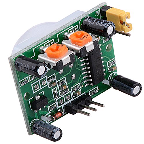 Qunqi 10pack HC-SR501 Pyroelectric Infrared PIR Motion Sensor Modules for Microcontrollers