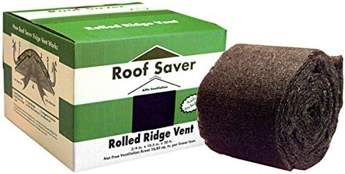 0.75 in. H x 10.5 in. W x 240 in. L Fiber/Polyester Roof Vent