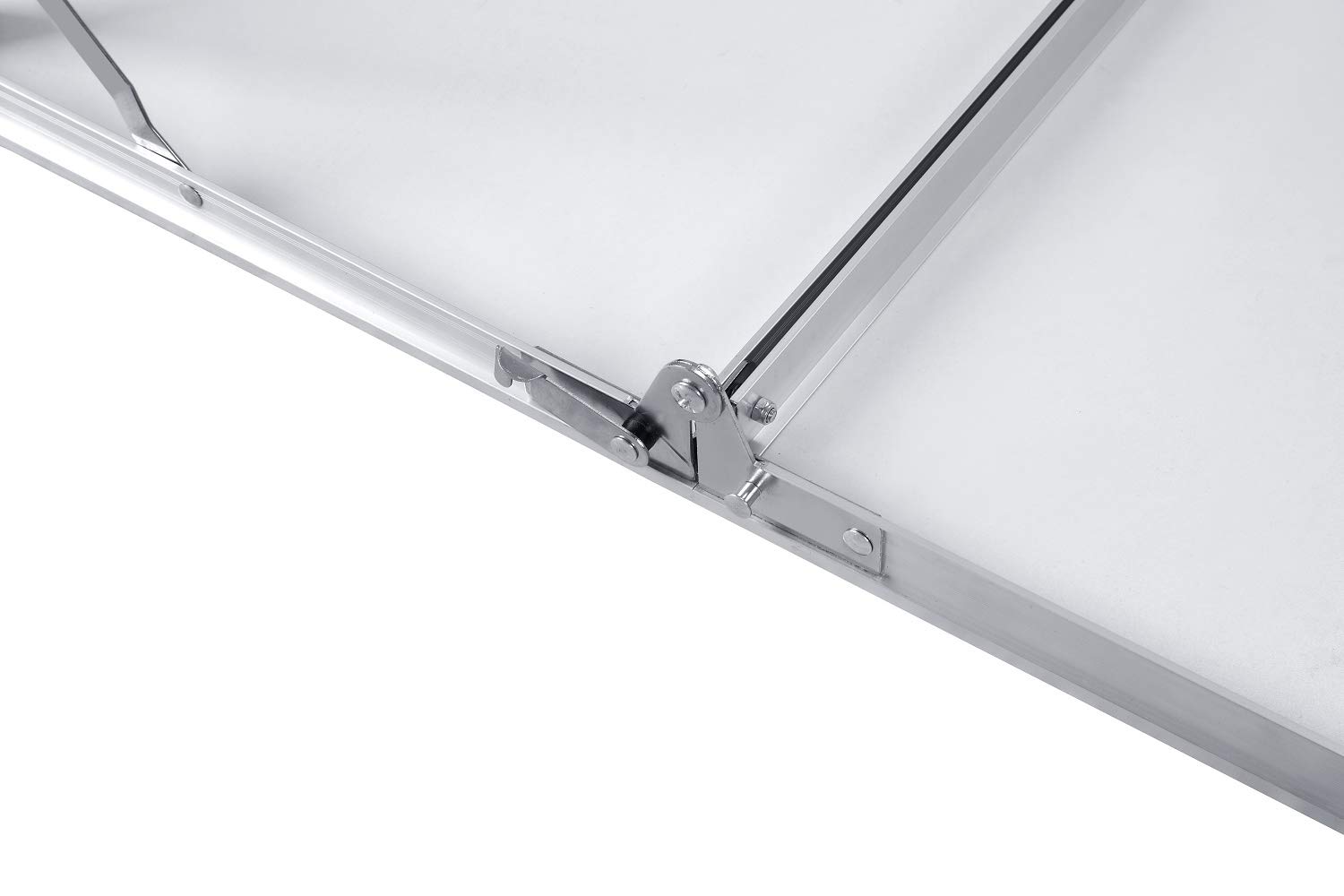 Lucn Table de camping pliable pour intérieur et extérieur, 120 cm, extra résistante, pour mariage, marché, jardin, fête, voiture, pique-nique, tréteau, 3 vitesses réglables, capacité de charge 50 kg