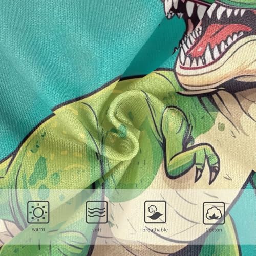 Cotton Girls Underwear Toddler Cool Green Rex Dinosaur Teal Girl Panties Cute Animal Underpants Briefs 2t3