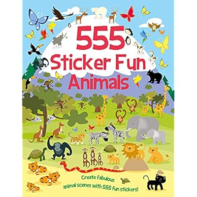 555 Sticker Fun - Animals Activity Book