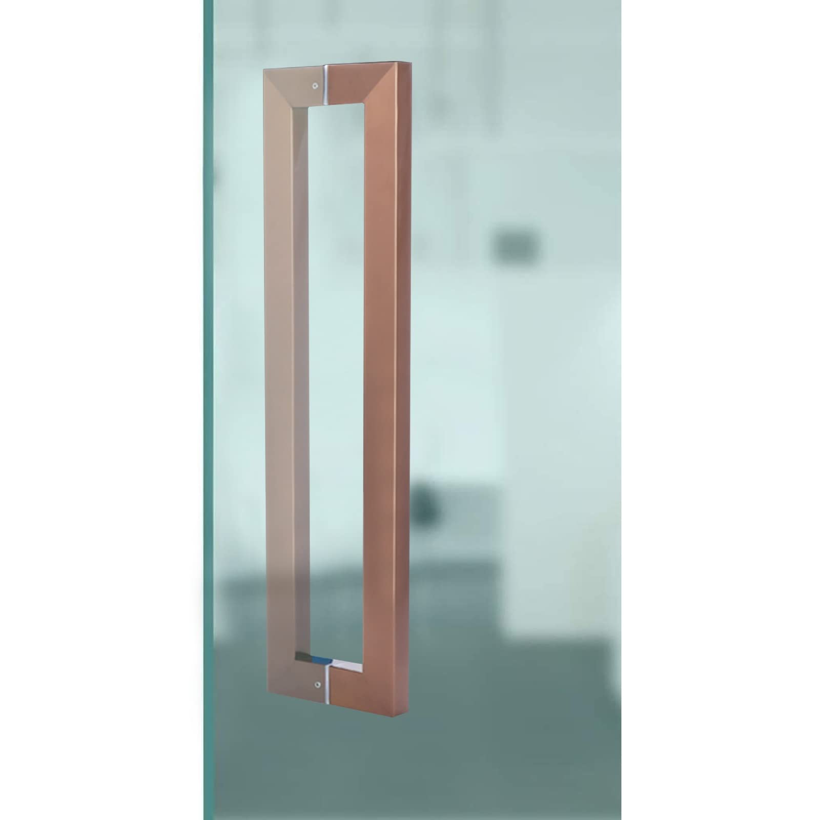 CWCQGH for Barn Doors/Shower Doors/Glass Doors,Sliding Heavy-Duty Commercial Handle Bar Pull Push,Rose Gold-Length 120cm