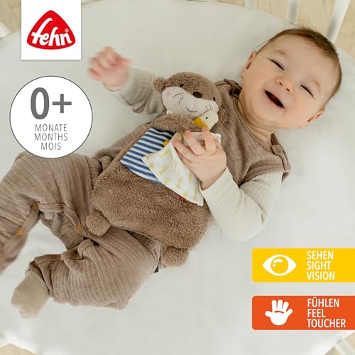 Fehn Wärmetier Otter Theo – Kuscheltier mit wohltuendem Kirschkernkissen – Ansicht 2