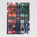 Générique Display 50×70 cm pour collection Speed Champions F1 – Support mural collection voitures F1 - Saison F1 complète avec Audi - Figurines non incluses