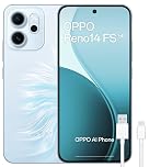 OPPO Reno14 FS 5G - Smartphone sbloccato con IA, 12 GB RAM + 512 GB, fotocamera tripla 50 MP, batteria 6000 mAh, ricarica rapida 45 W, display AMOLED 120 Hz, IP69, Dual SIM, Android, versione spagnola