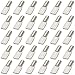 AxeSickle 5mm Shelf Support Shelf Pins Kit 60Pcs Nickel Plated Spoon Shape Cabinet Furniture Shelf Support Pegs Perfect for Shelf Holes on Cabinets, Entertainment Centers.