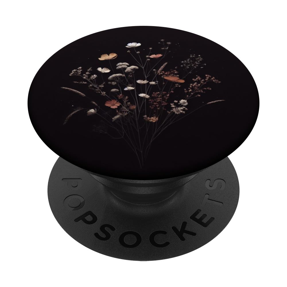 Flowers Wildflowers Delicate Simple Floral Design PopSockets Standard PopGrip