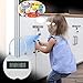 KENRONE Heart Metal Timer Lock, USB Rechargeable Timer Compact Padlock with 1m Spring Cord, Up to 99 Hours Timed Self-Regulation Anti-Addiction Timer Padlock (White)