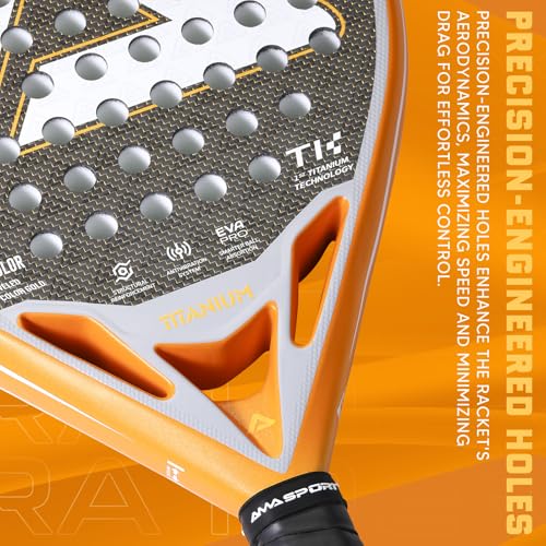 Paleta de pádel AMA SPORT ERA 1.0 con carbono y espuma EVA miniatura 4