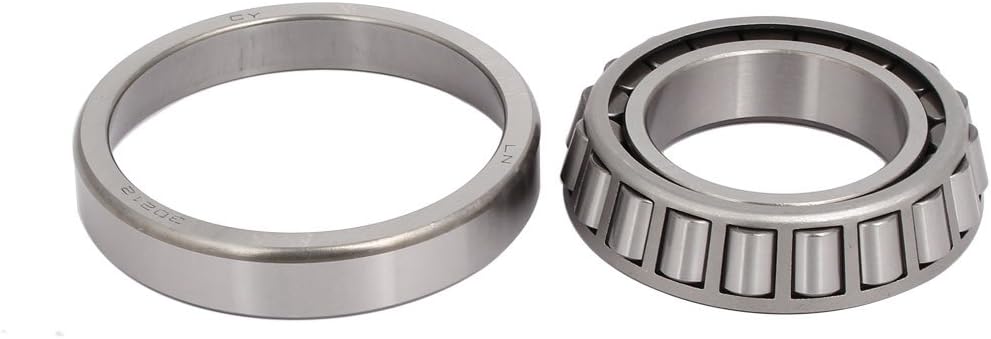 Aexit 110mmx60mmx25mm 30212 Skateboard Parts Single Row Tapered Roller Bearing Bearings Silver Tone