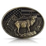 Montana Silversmiths Heritage Heart of the Mountain Elk Buckle