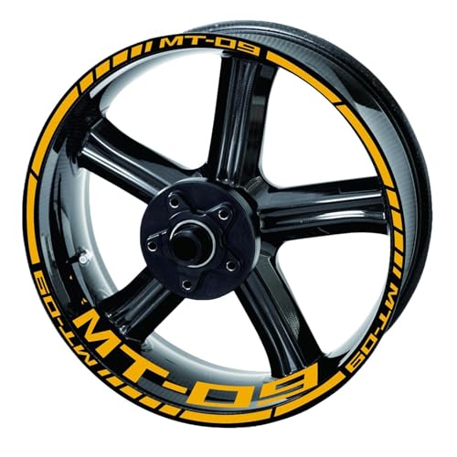Sticker réfléchissant roue moto MT09 pour vos virées nocturnes en ville
