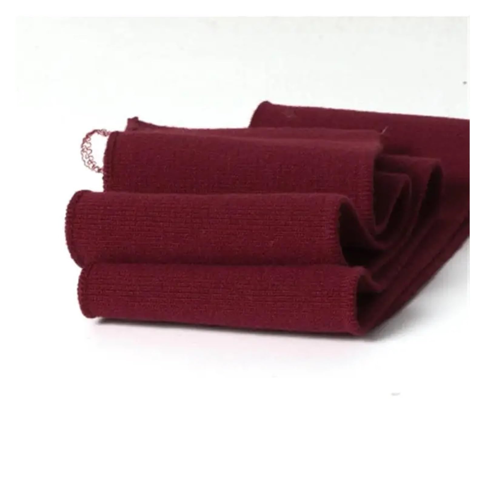 Ribbed Knit Cuff 80cm High Elastic Rib Anti-Pilling Polyester Yarn-Dyed Threaded Hem for Cuffs Neckline Clothes DIY(18,3.5CM X 80CM)