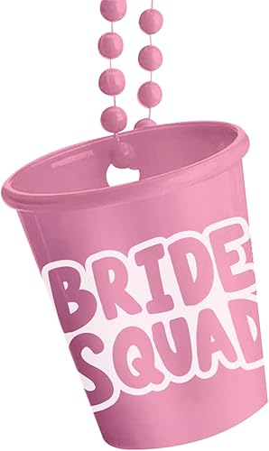 Folat 21445 Schnapsglas mit Kette zum Umhängen Schnapsglas an Kette – Bride Squa