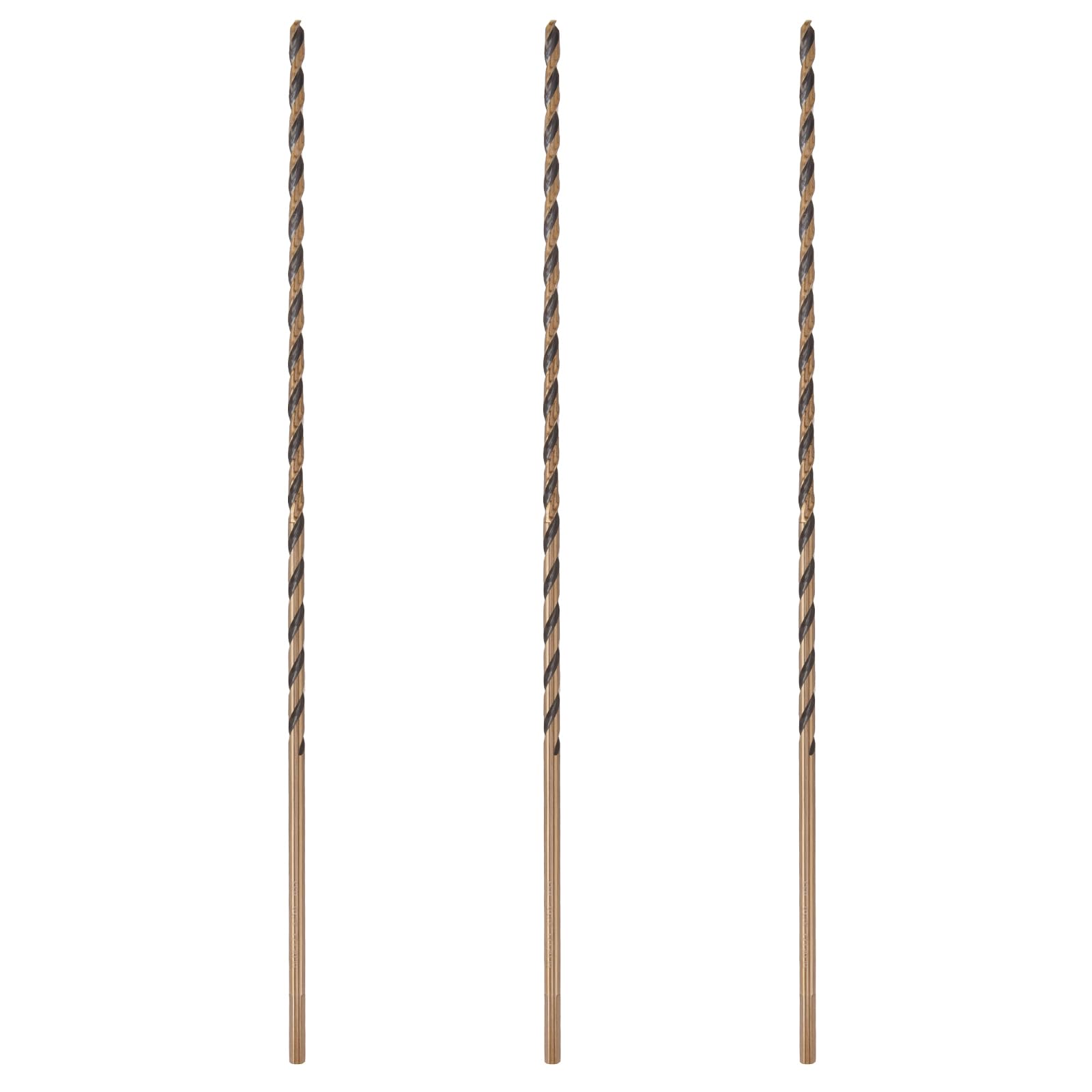 Long Drill Bits - 3 Pack M2 HSS -7