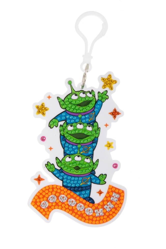 CRYSTAL ART Aliens Bag Charm Toy Story Disney Pixar