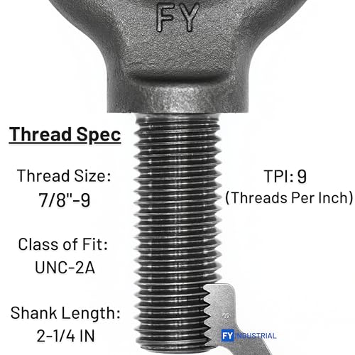 Image of Lifting Shoulder Eye Bolt 7 /8 inch-9 X 2-1 /4 inch