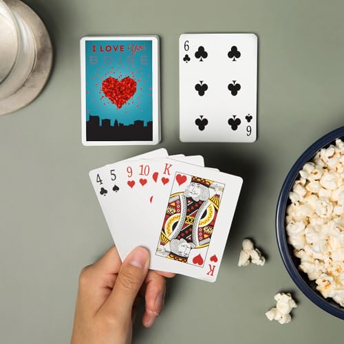 52 Cartas de Poker I Love You Boise Idaho miniatura 2