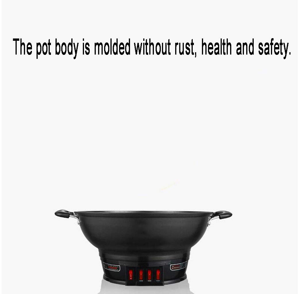 Fornello Elettrico Per Hot Pot - Pentola Antiaderente In Acciaio Inox, 400W-1000W Per Casa E Famiglia - Foto 12