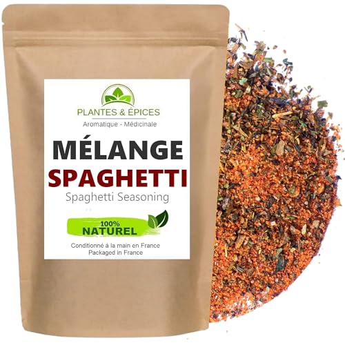 Mélange Epices 100% Naturel pour assaisonnement Spaghetti, Pasta, Pâtes (Bolognaise, Arabiata)...
