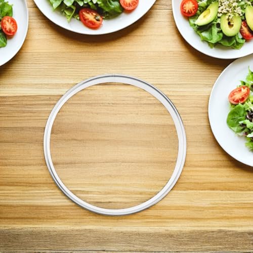 Aros de acero inoxidable para pizza de 7 pulgadas, moldes para salsas y repostería 6