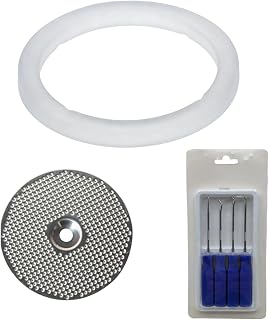 Coffee Machine Brew Head Seal Ring and Shower Screen, 304 Stainless Steel Espresso-Machine Gasket Compatible with Gemilai-3601/3605/3200 Series(C)