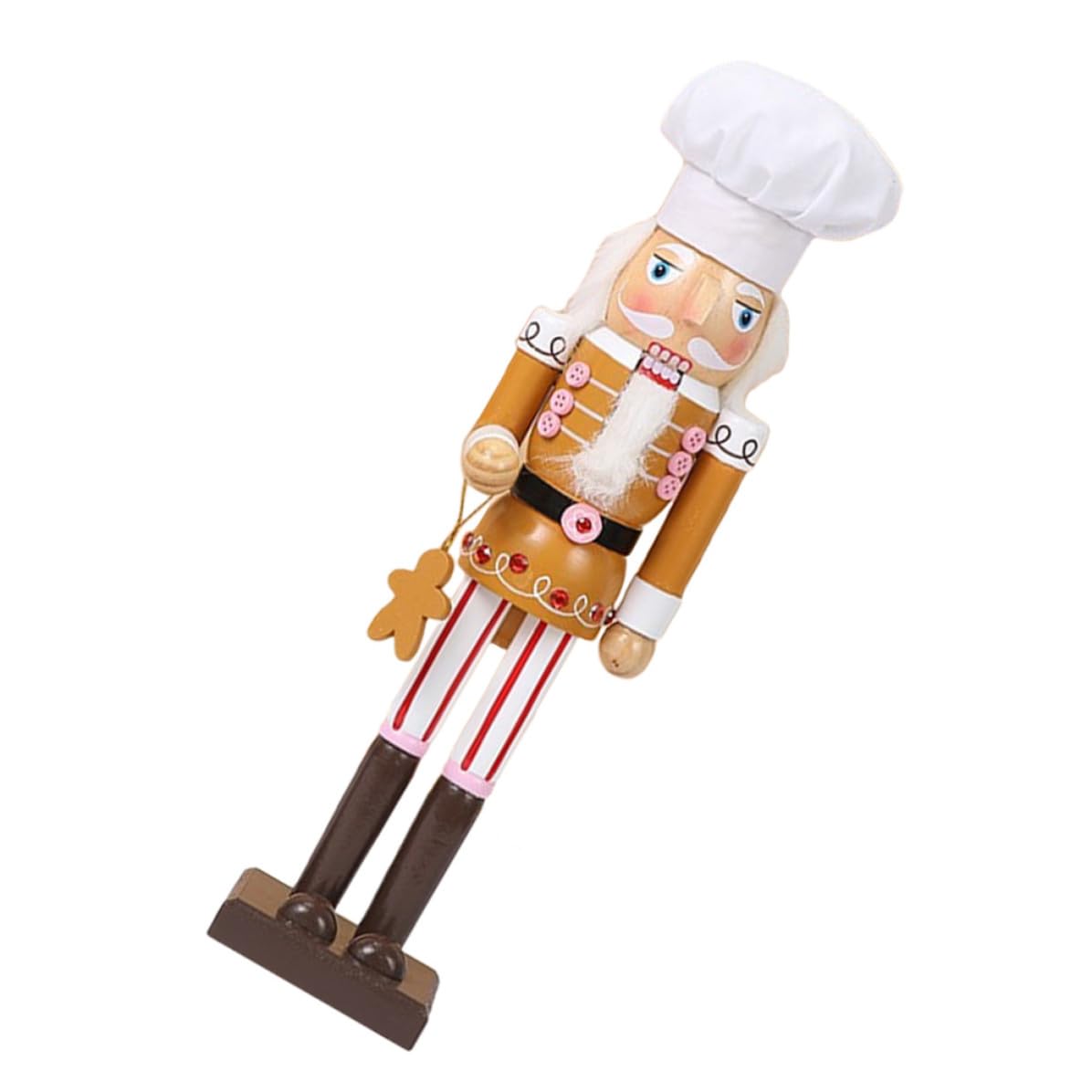 Casse-Noisette en Bois Décoration de Noël pour Centre de Table Festif