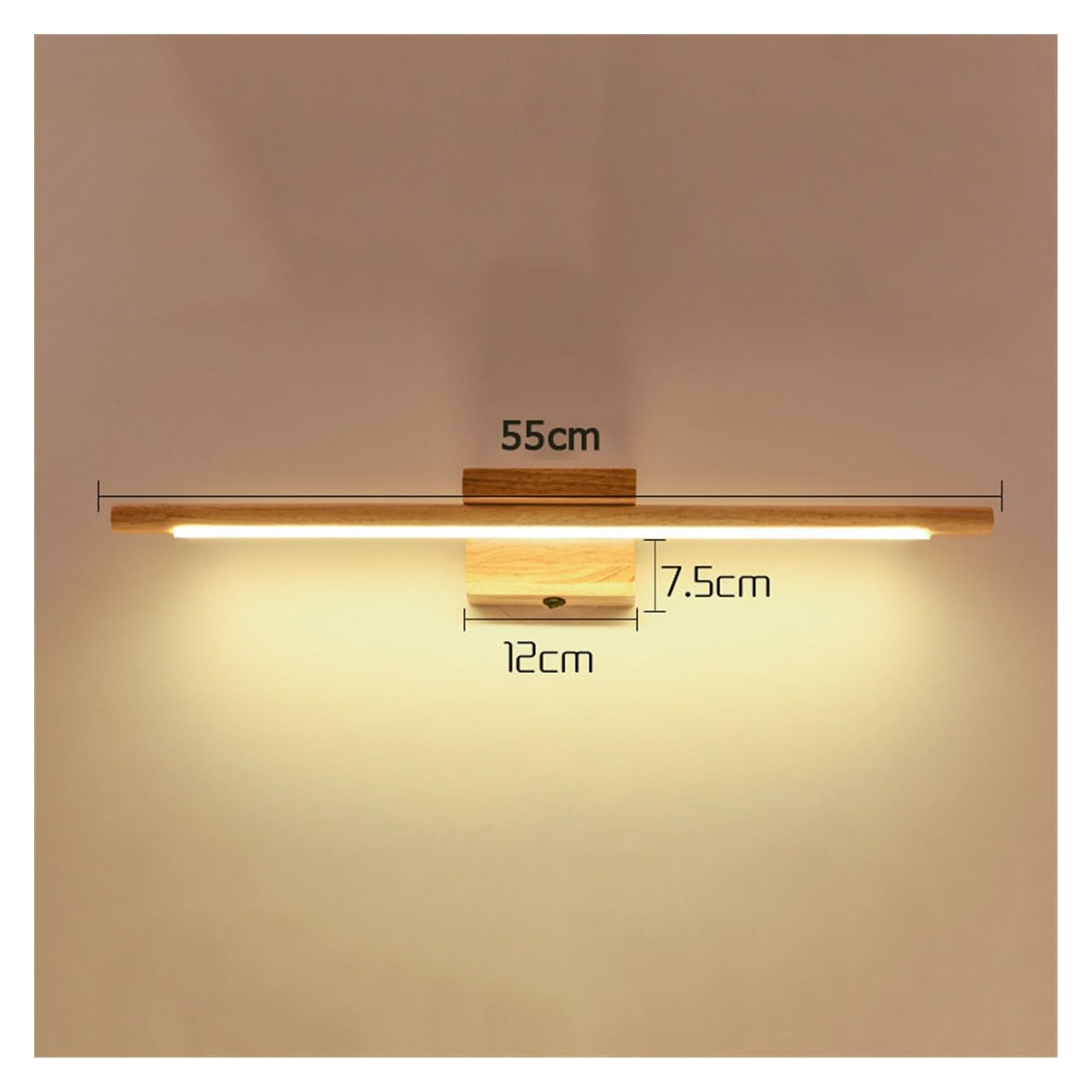 Luces de espejo LED - Lámpara de pared sólida Decoración de baño moderna Vestidor Iluminación Decoración del hogar Apliques Lámparas,Lámpara de Techo