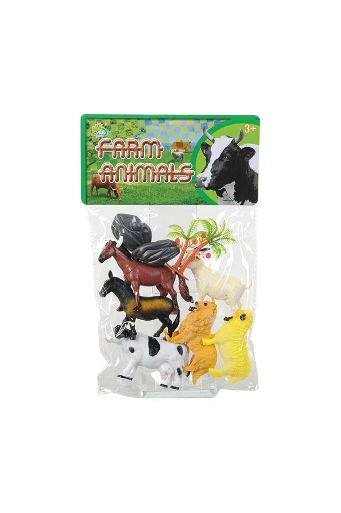 Set di piccoli animali da fattoria in borsa