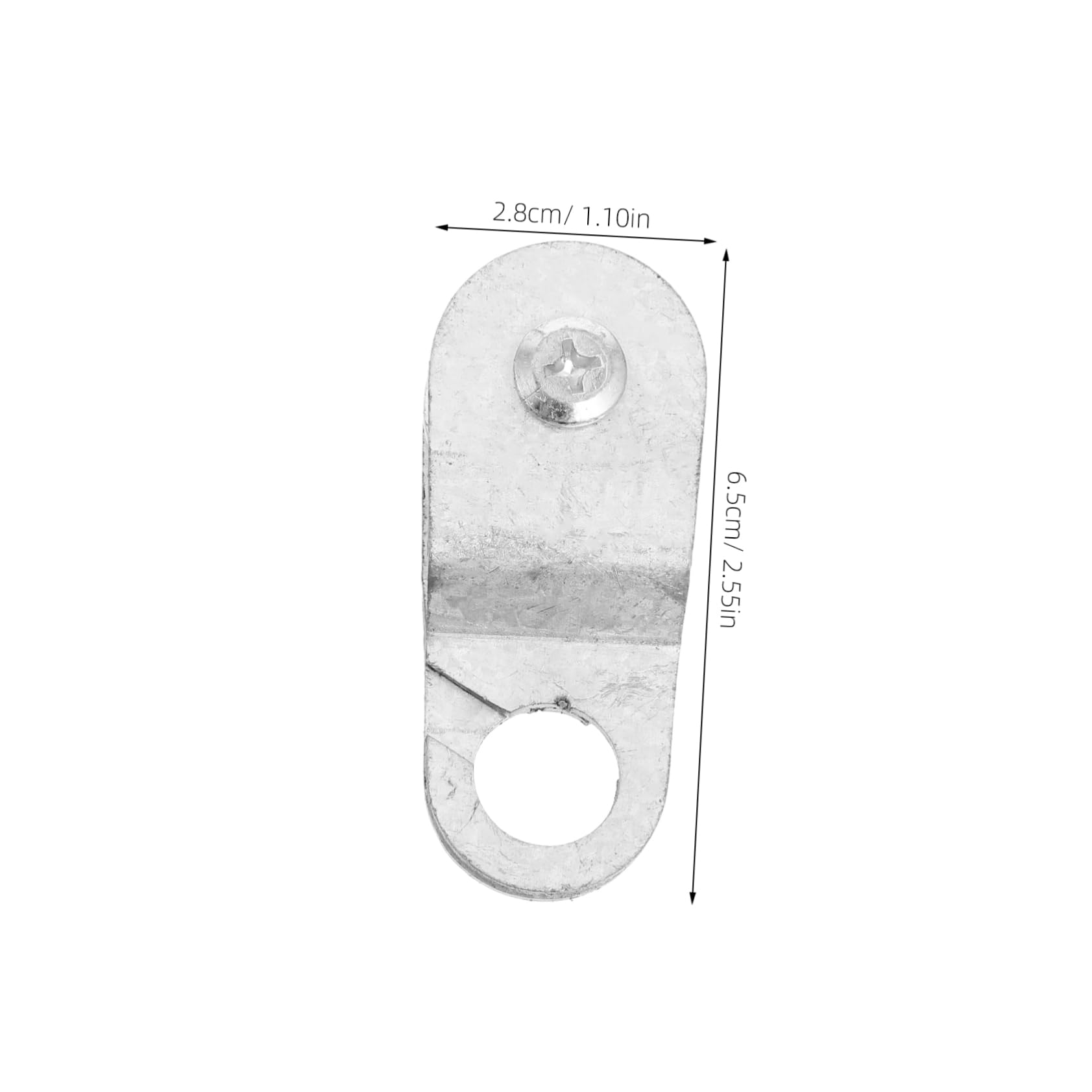 SUPVOX Cable Trolley Block Portable Winch Iron Pulley with Bearings 6pcs Plant Hooks for Greenhouse Farm