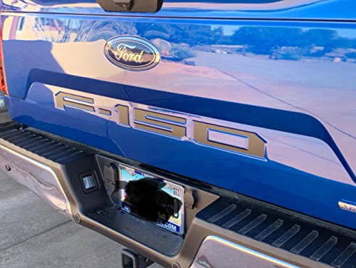 Decal Mods 2018-2020 Tailgate Insert Decals Letters Inlays Indent Stickers (Thin Decal) For Ford F150 (2018-2020) Black Matte - Cbm #TOP2