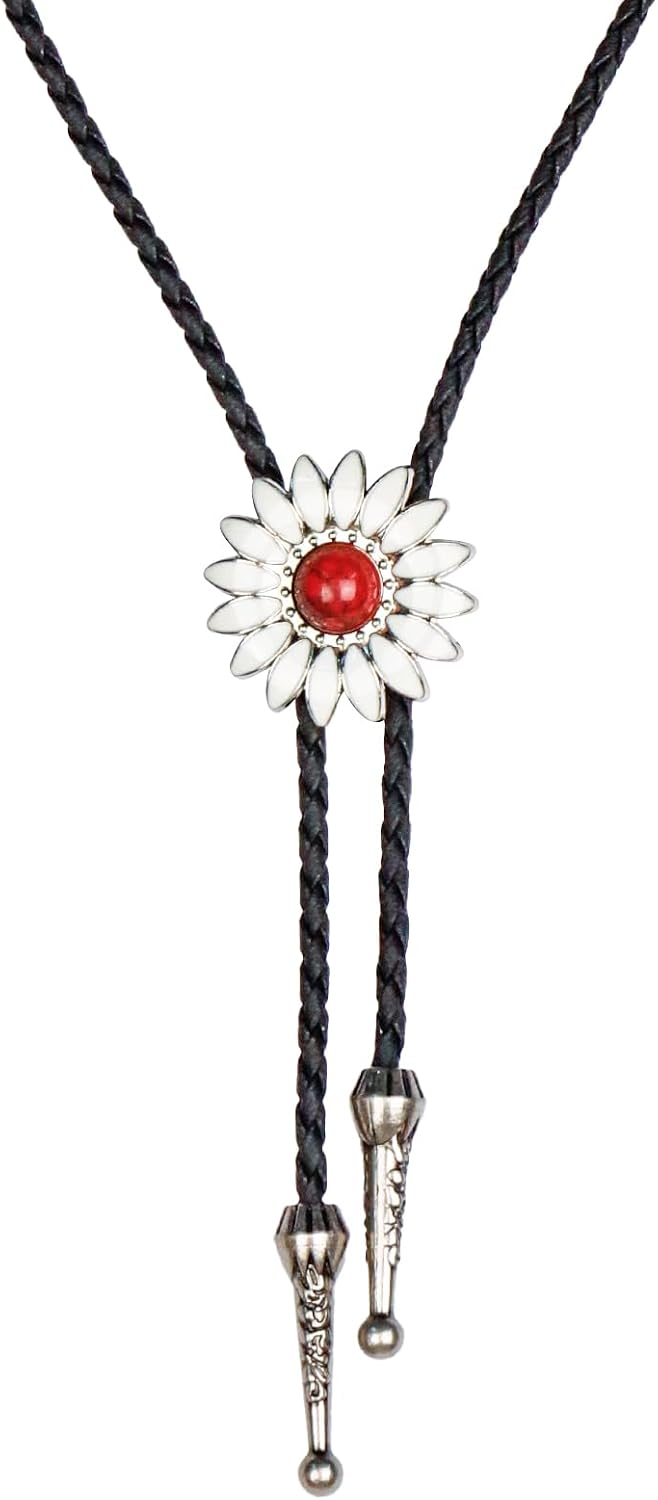 color cosplayer Bolo Tie Necklace Cowboy Accessories for Men and Women Long Necklace for Handmade Jewelry