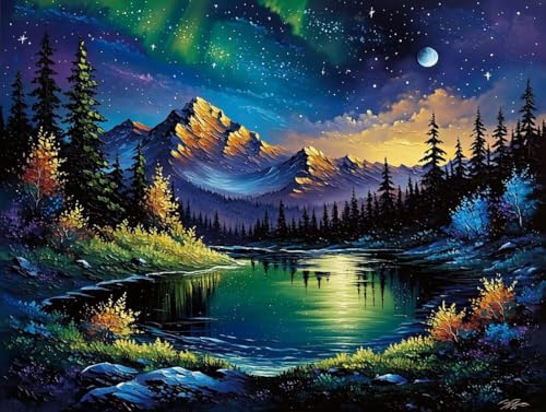 Pintura por números cuadros DIY con acrílicos opacos que cubren todo
