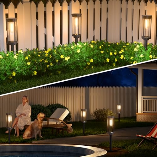 BITPOTT ソーラーライト 屋外 防水 ガーデンライト ソーラー 屋外 3つの高さ【2個セット】IP65 おしゃれ 庭ライト 明るい 自動点灯/消灯 埋め込み ガーデンライト 庭/花壇/芝生/玄関/歩道/車道/テラス/景観に適用 9枚目