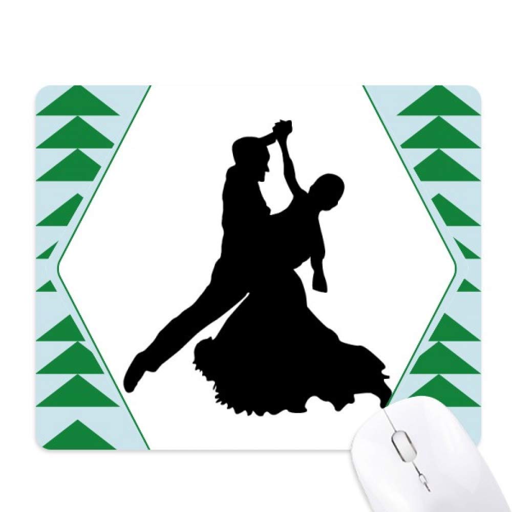 Tapis de souris danse vert pin en caoutchouc durable de haute performance