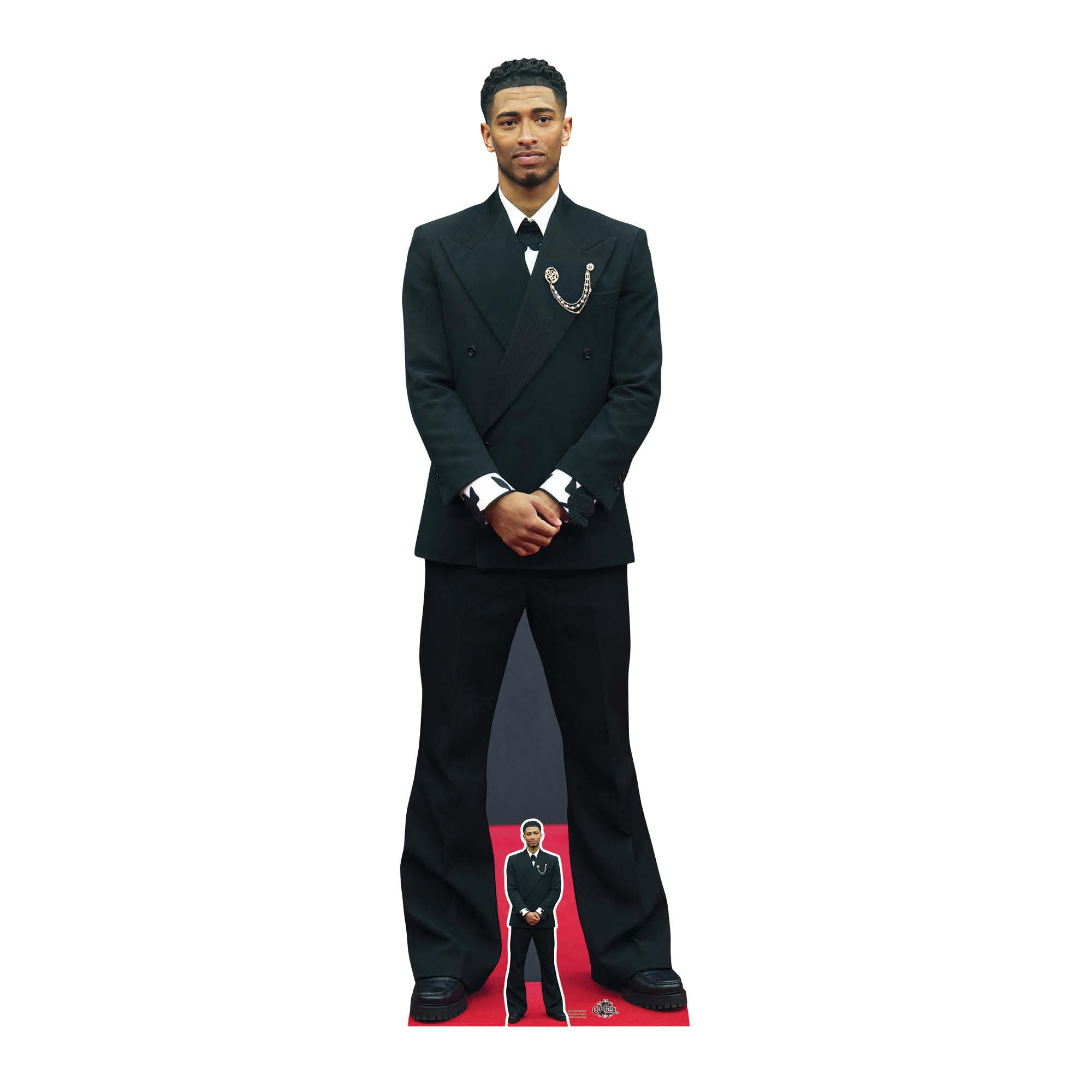 Star Cutouts Jude Bellingham Cs1149 Lifesize Cardboard Cutout With Mini – 188Cm Footballer Standee Party Decoration & Fan Display