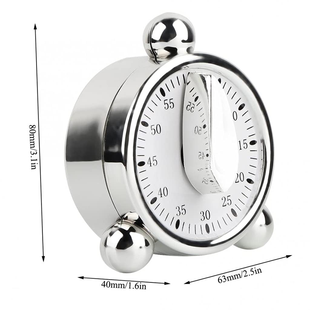 minutnik, 60 Minutes Kitchen Timer Count Down Alarm Cooking Reminder Mechanical Home Baking Tools