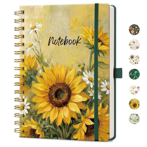 AHGXG Spiral Journal Notebook, 160 Lined Pages, A5 Size (5.7'' x 8.3'')