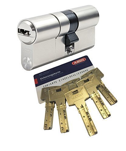 ABUS Bravus.3000 MX Doppelzylinder mit Sicherungskarte und 6 Schlüssel, Länge (a/b) 50/60mm (c=110mm), modulare Bauweise MX erhöhter Bohr.- Zieh- u. Abreißschutz, mit Not-u. Gefahrenfunktion