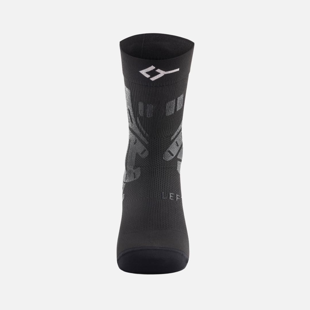 FLOKY Ankle Support Tobillera Biomecánica de Compresión Multisport Tenis Fútbol Padel Estabiliza la Articulación Con Bandas de Silicona Protege los tendones y los músculos.