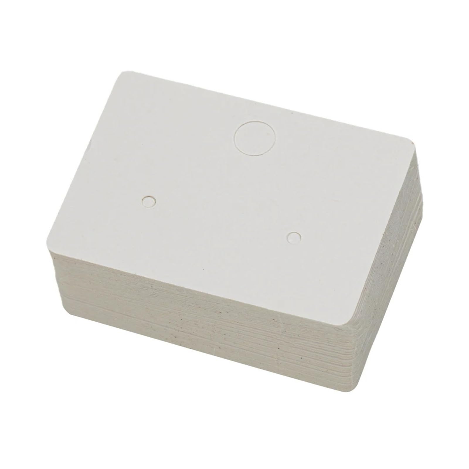 EDvkrgqx Earrings Necklace Display Cards, Earring Display Cards 1000pcs Multicolor(Rec White)